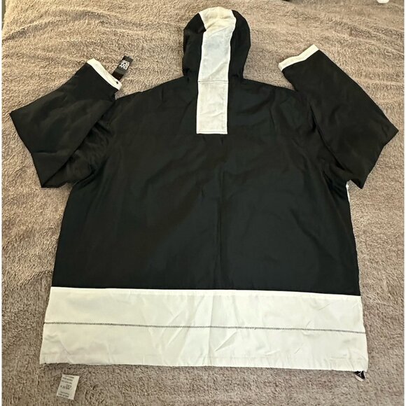 Enyce Jacket Men’s Windbreaker Y2K Zip Up White Black Skater Bridge 4X New - Picture 13 of 14